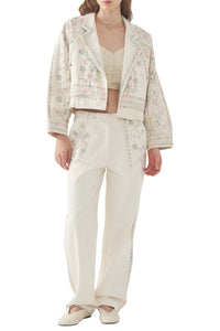 CREAM ALEX PANT