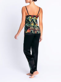 Fleurs Étoile silk trousers - Éclat Étoile