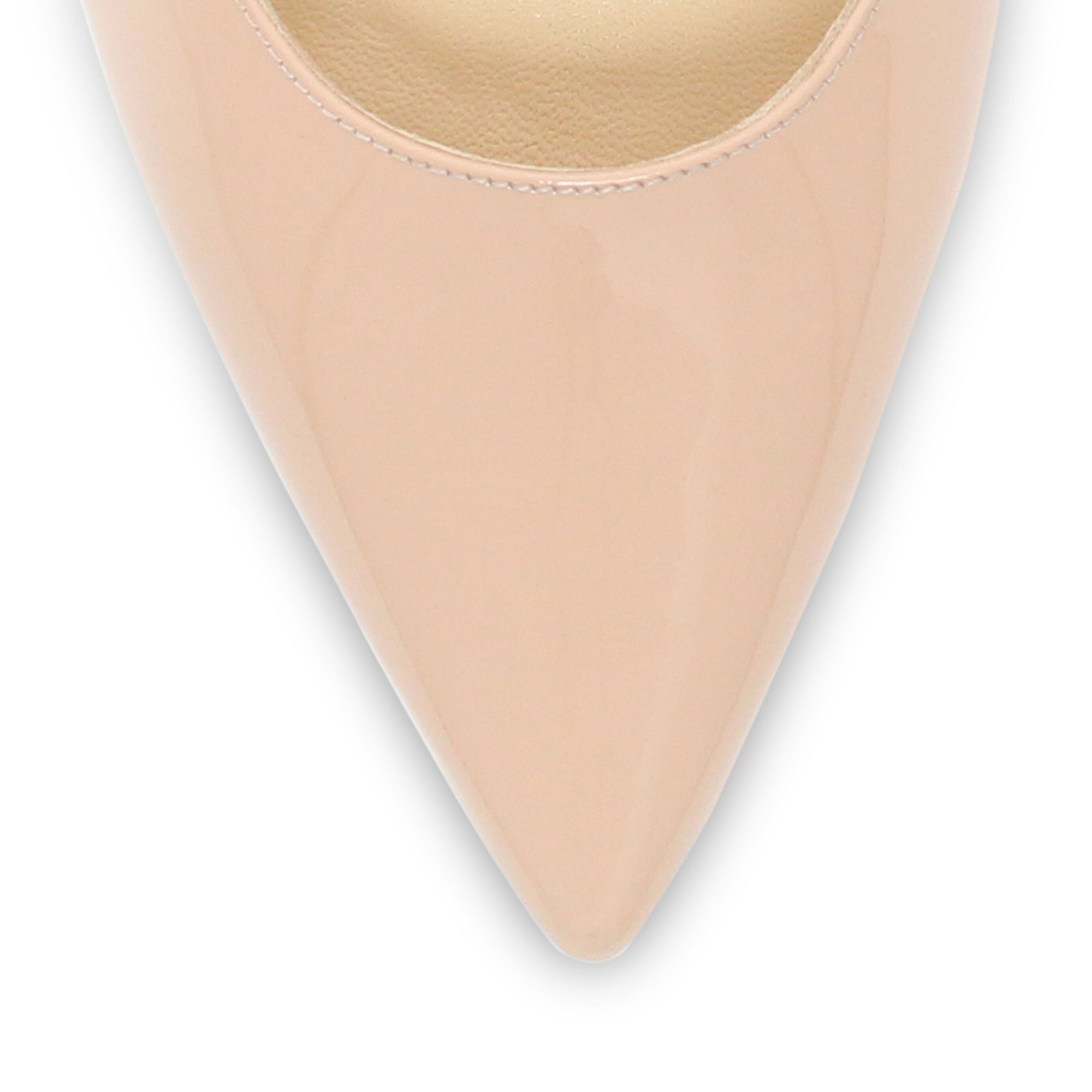 Ballerines Alina plates verni rose - Powder Pink