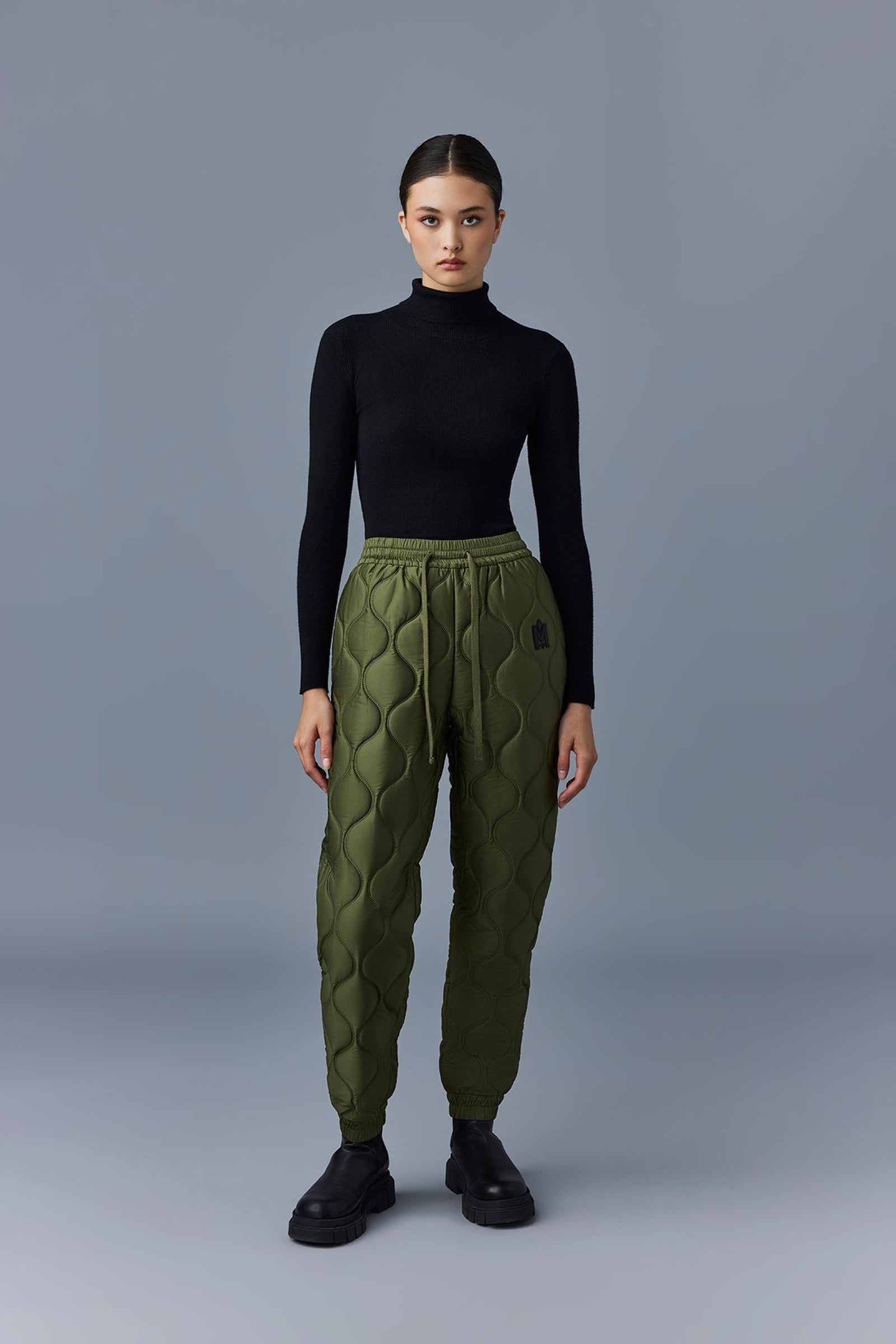 Pantalon Alison matelassé - Light Military