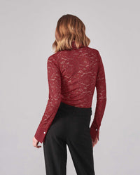 Chemise Alissa en dentelle - Rosewood