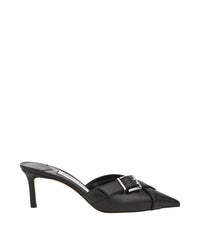 Mules Alix 60 en cuir - Black Intense