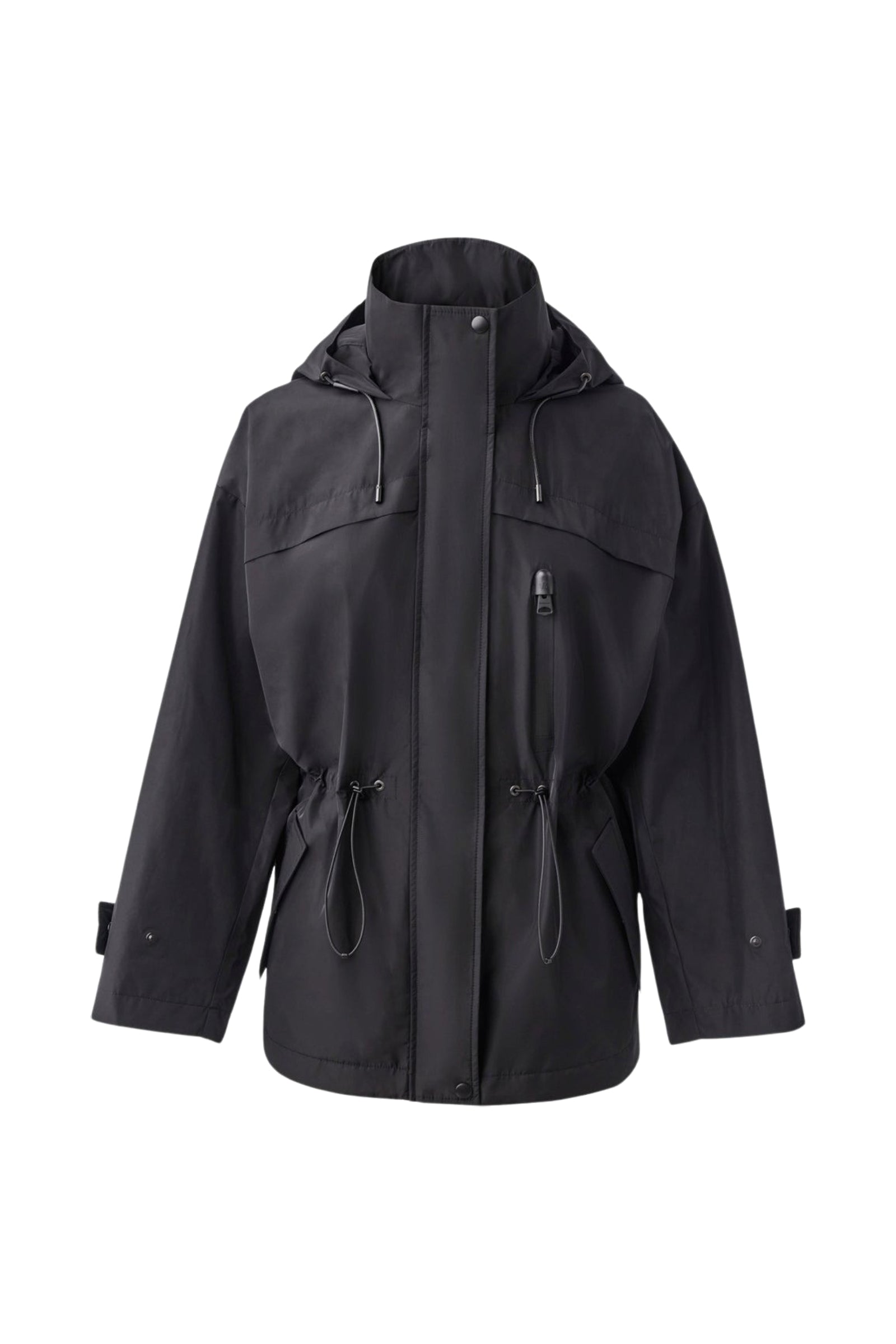 Parka courte Alize à capuche - Black