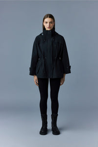 Parka courte Alize à capuche - Black