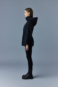 Parka courte Alize à capuche - Black
