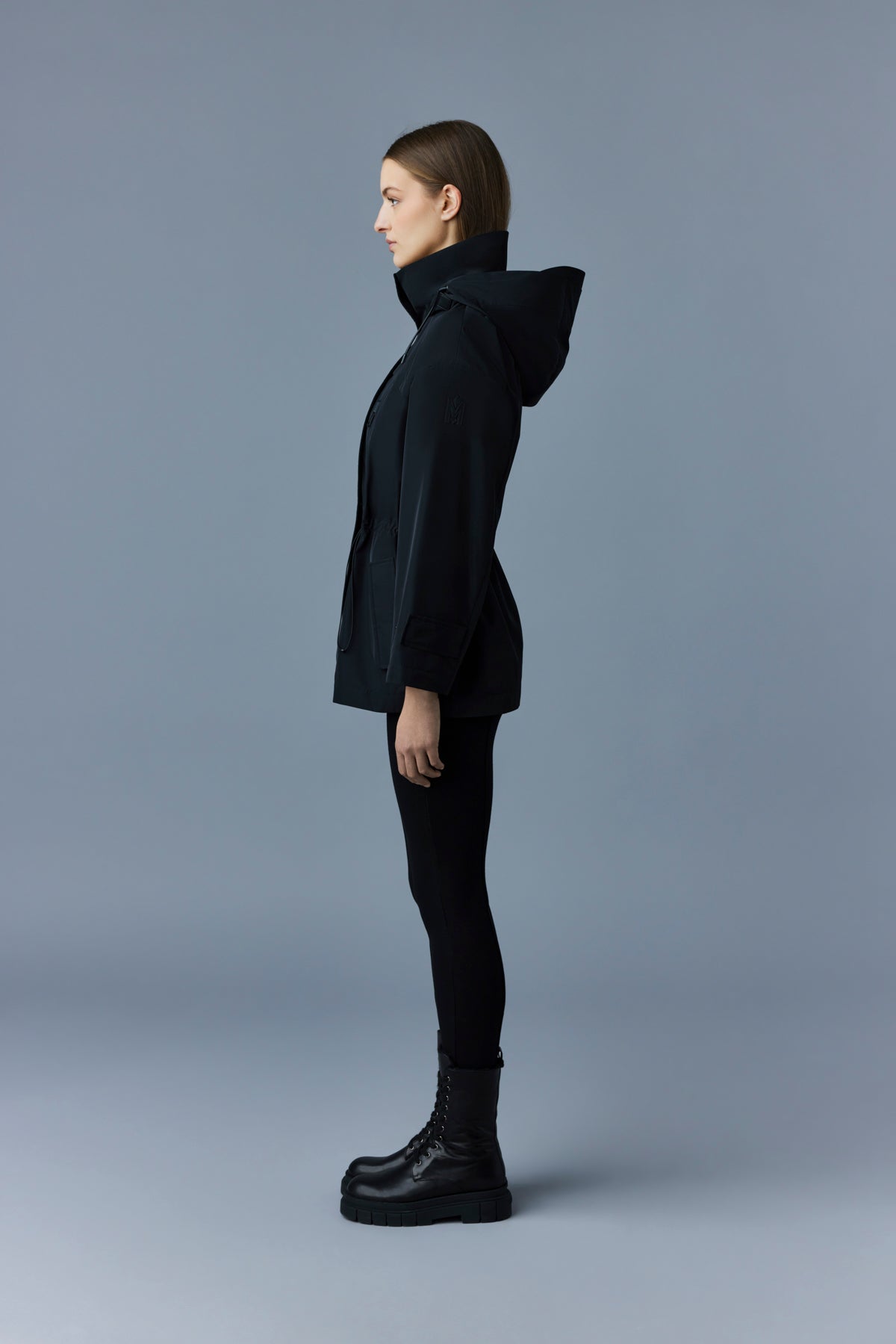Parka courte Alize à capuche - Black