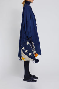 Robe Allegra à manches longues - Indigo