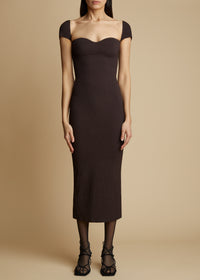 Allegra dress - Chestnut