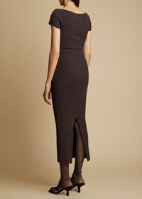 Allegra dress - Chestnut