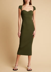 Allegra dress - Seaweed