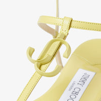Alodie flat sandals in leather - Sunbleached