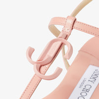 Sandales plates Alodie en cuir - Sunset Peach