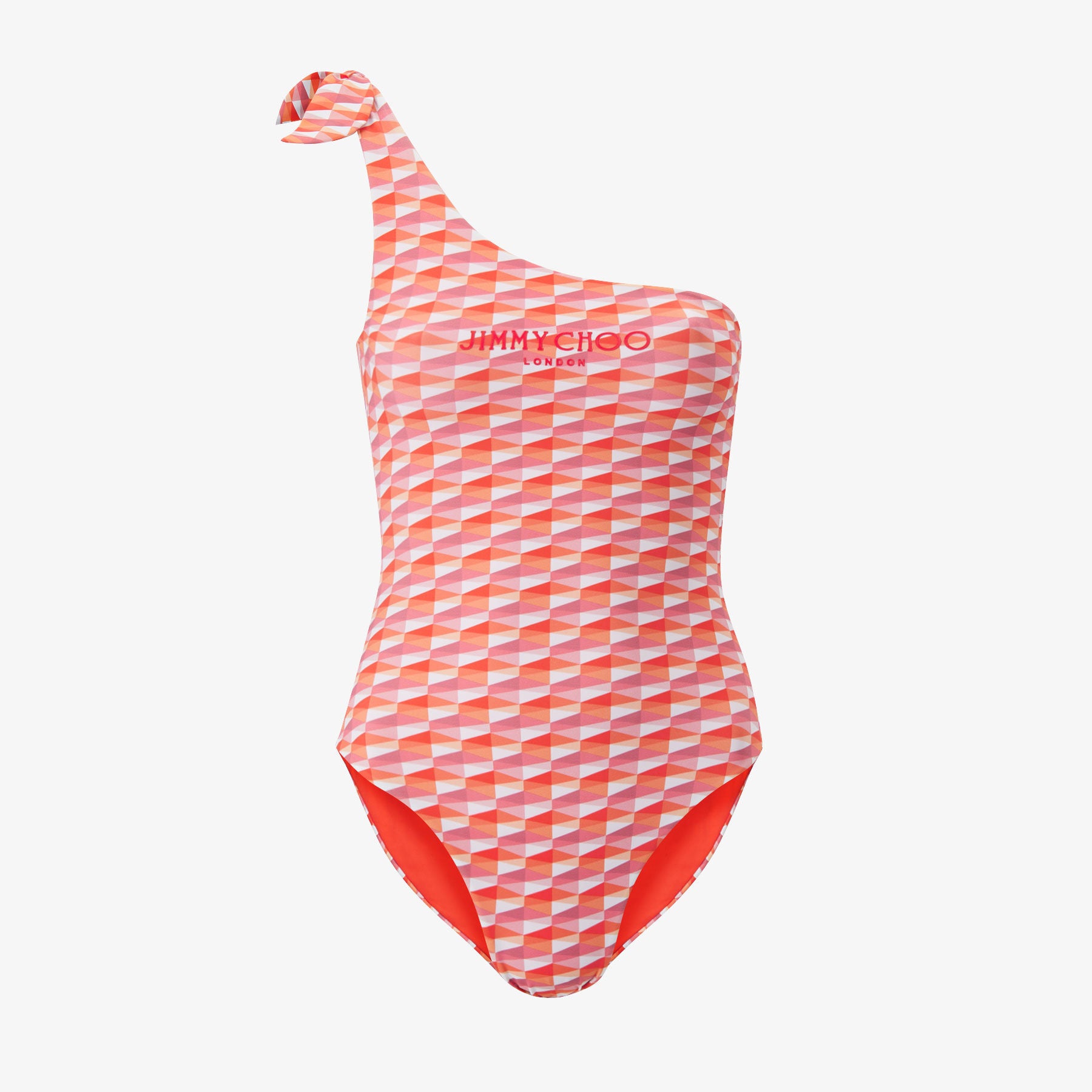Alula print swimming costume - Paprika & Candy Pink