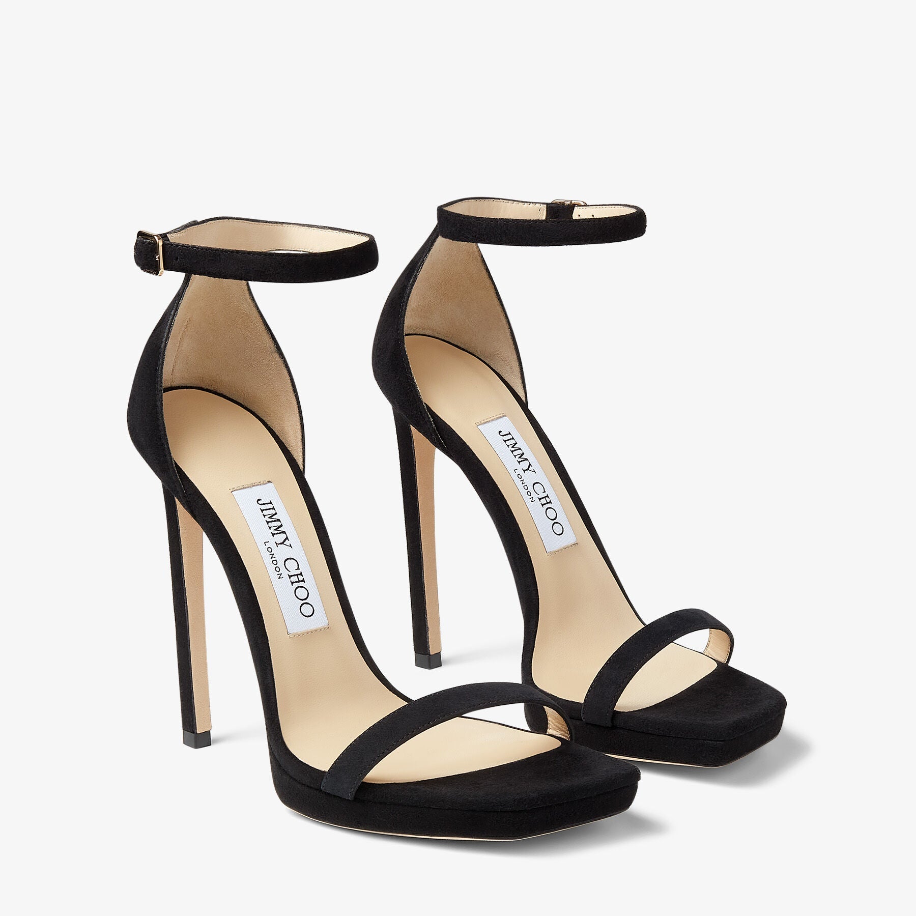 Sandales Alva 120 en cuir - Black