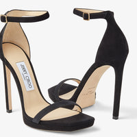 Sandales Alva 120 en cuir - Black