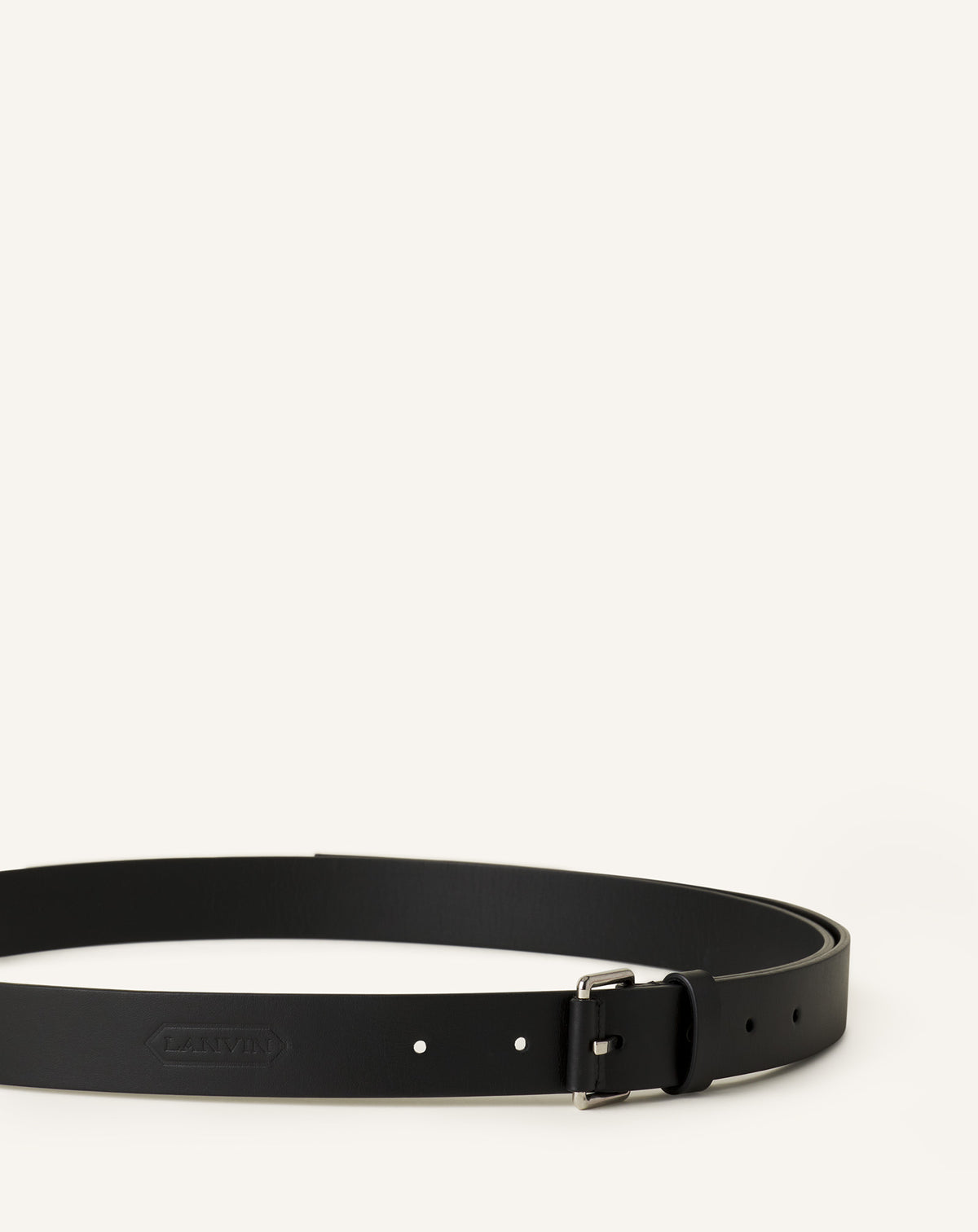 Ceinture homme bord franc medium - Noir