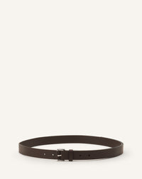 Ceinture homme bord franc medium - Marron foncé