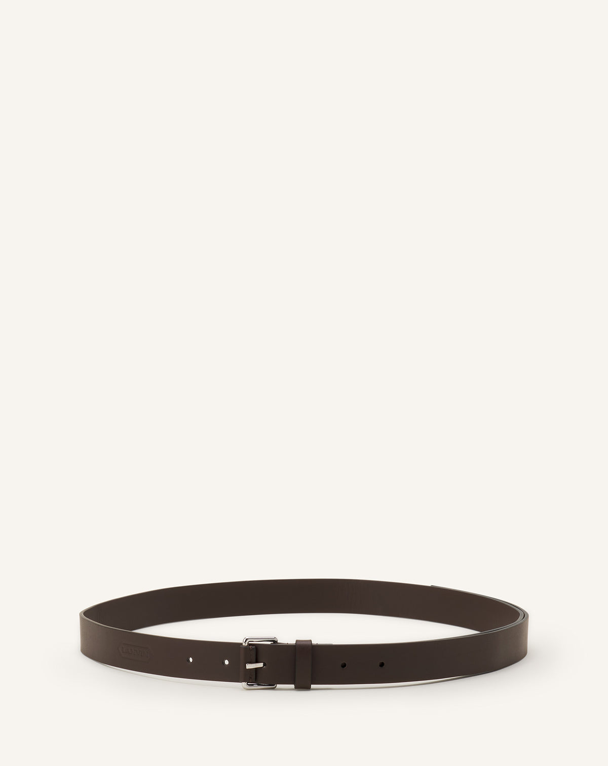 Ceinture homme bord franc medium - Marron foncé