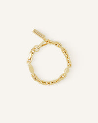 Bracelet cubique métal homme - Or