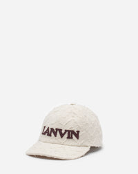 Casquette motif chevron - Beige clair & bordeaux