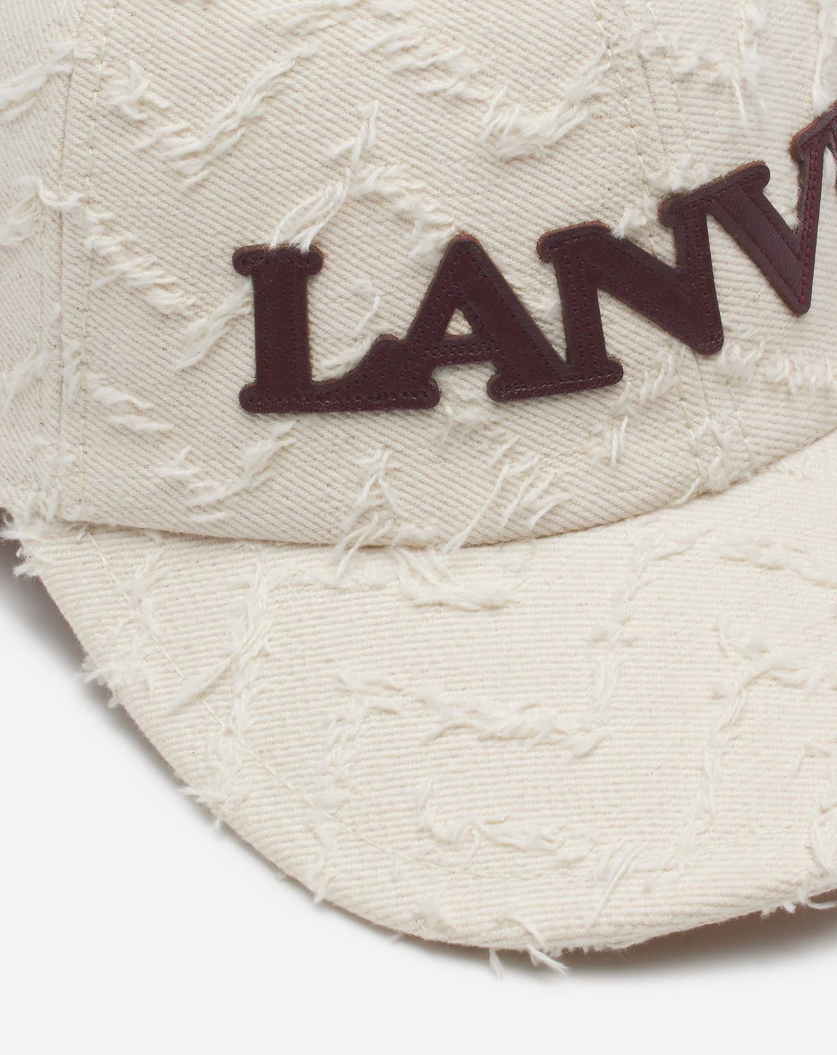 Casquette motif chevron - Beige clair & bordeaux