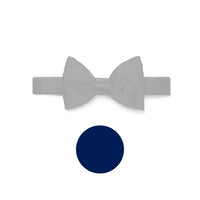 Silk bow - Bleu marine