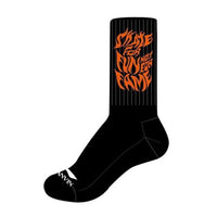 Chaussettes flamme - Noir