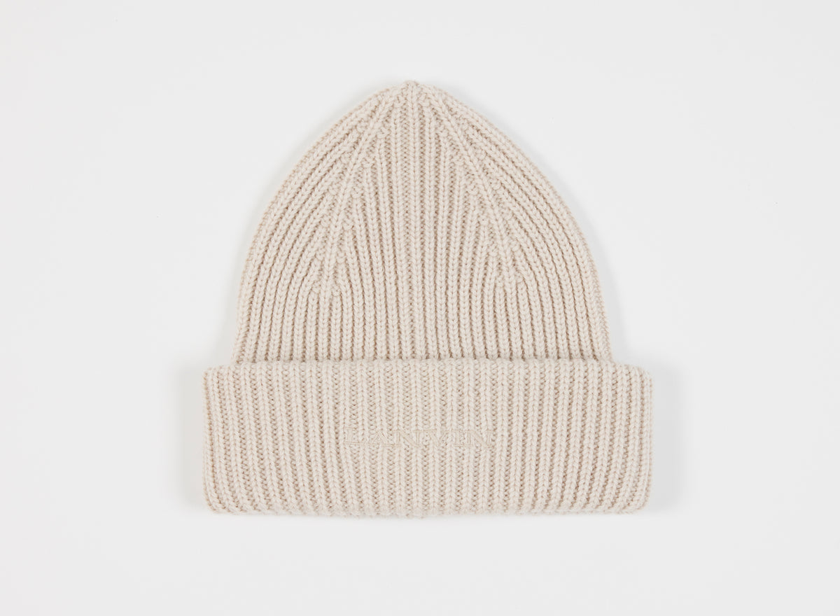 Bonnet logo brodee - Blanc casse