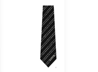 Cravate double rayures lanvin - Noir & blanc