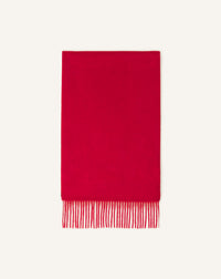 Echarpe cachemire bicolor 35x180 - Rouge & bordeaux