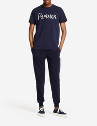 Short-sleeved round-neck T-shirt - Navy