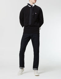 Long-sleeved raglan sweatshirt - Black