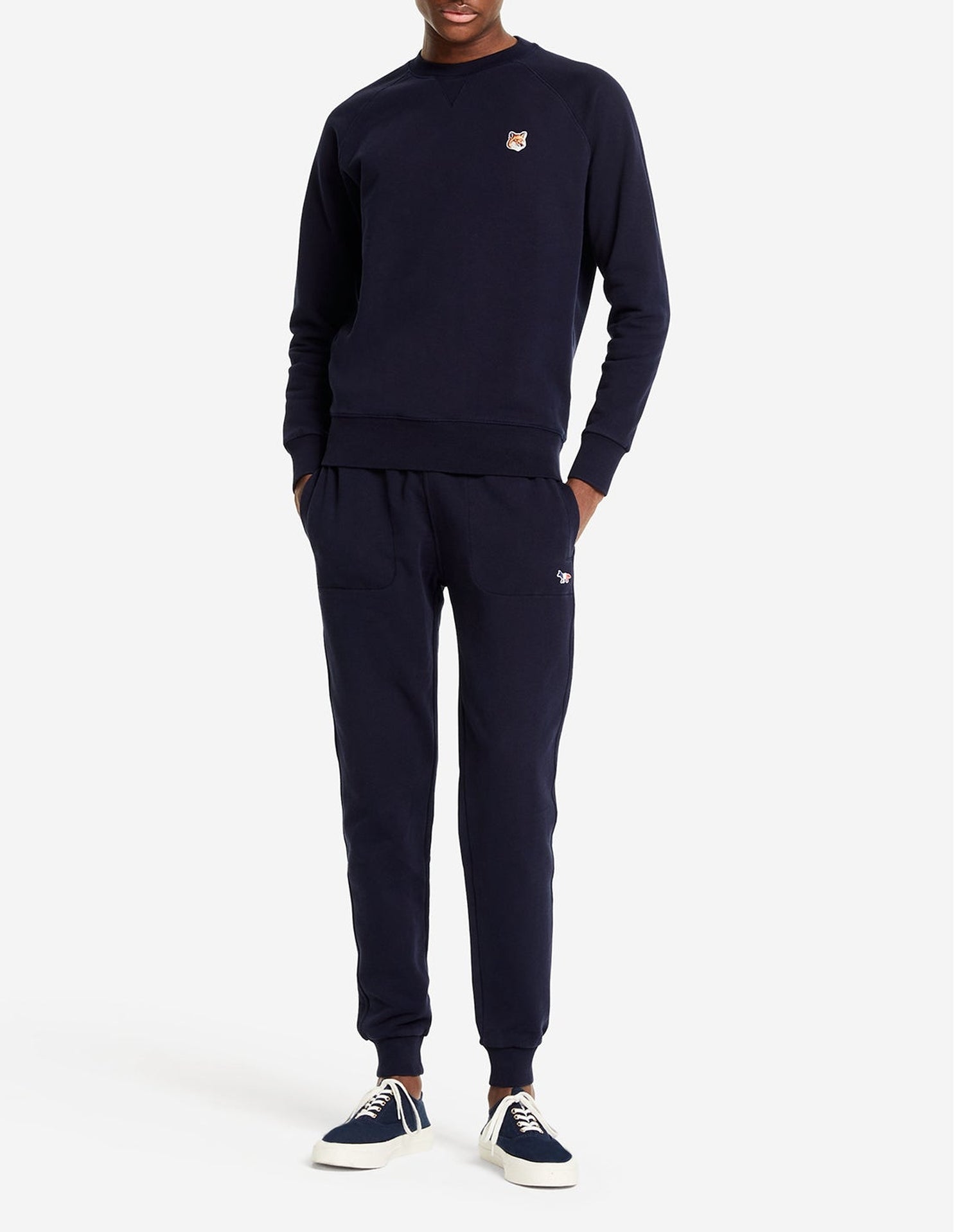 Sweatshirt Fox Head brodé - Navy