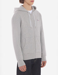 Zip-up hoodie - Grey Melange