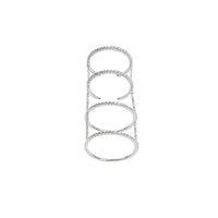 BAGUE  OR BLANC