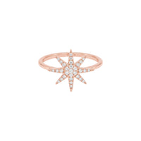 PrixTroca:450€_VentesTroca:0_QtyTroca:1_ST:0%_Bague Soleil en Or rose 18K sertie de diamants - Rose