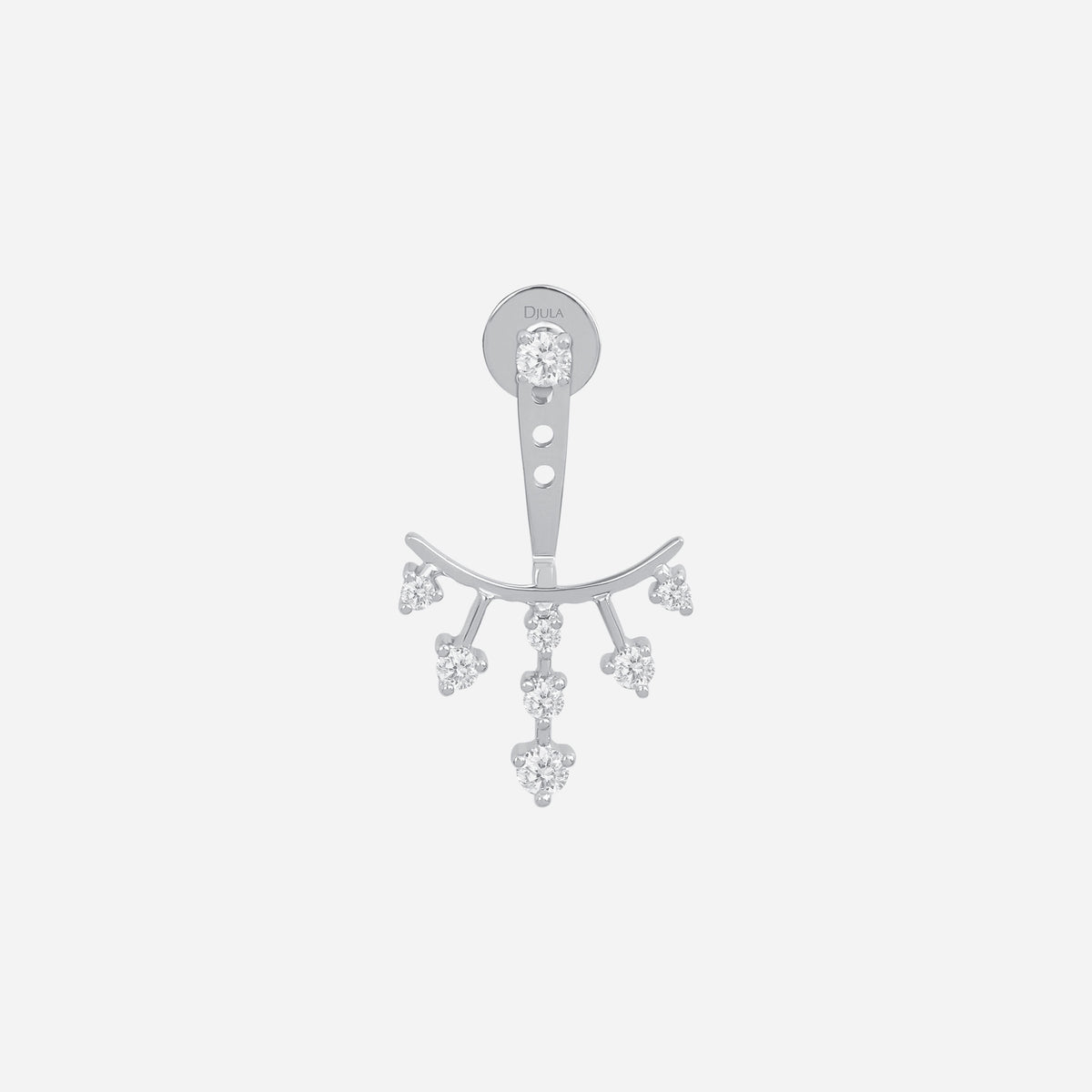 BOUCLES D OREILLES  OR BLANC