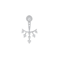 PrixTroca:320€_VentesTroca:0_QtyTroca:1_ST:0%_Boucles d'oreilles en Or blanc 18K serties de diamants - Blanc