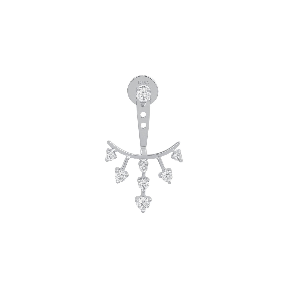 PrixTroca:320€_VentesTroca:0_QtyTroca:1_ST:0%_Boucles d'oreilles en Or blanc 18K serties de diamants - Blanc