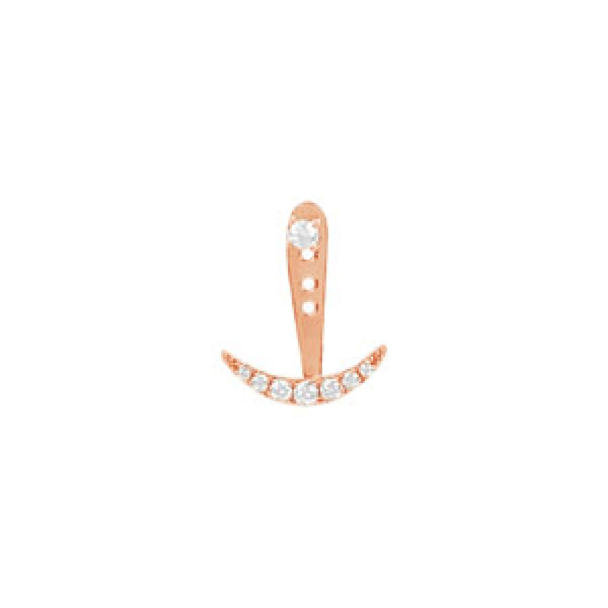 MONO BOUCLE D OREILLE  OR ROSE