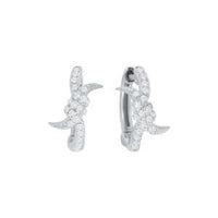 BOUCLES D OREILLES BARBELE OR BLANC