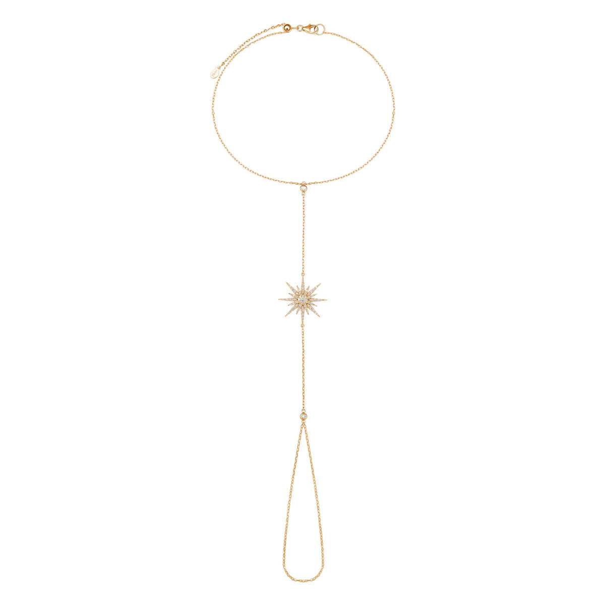 PrixTroca:980€_VentesTroca:0_QtyTroca:1_ST:0%_Chaine de main Constellation en Or jaune 18K sertie de diamants - Jaune
