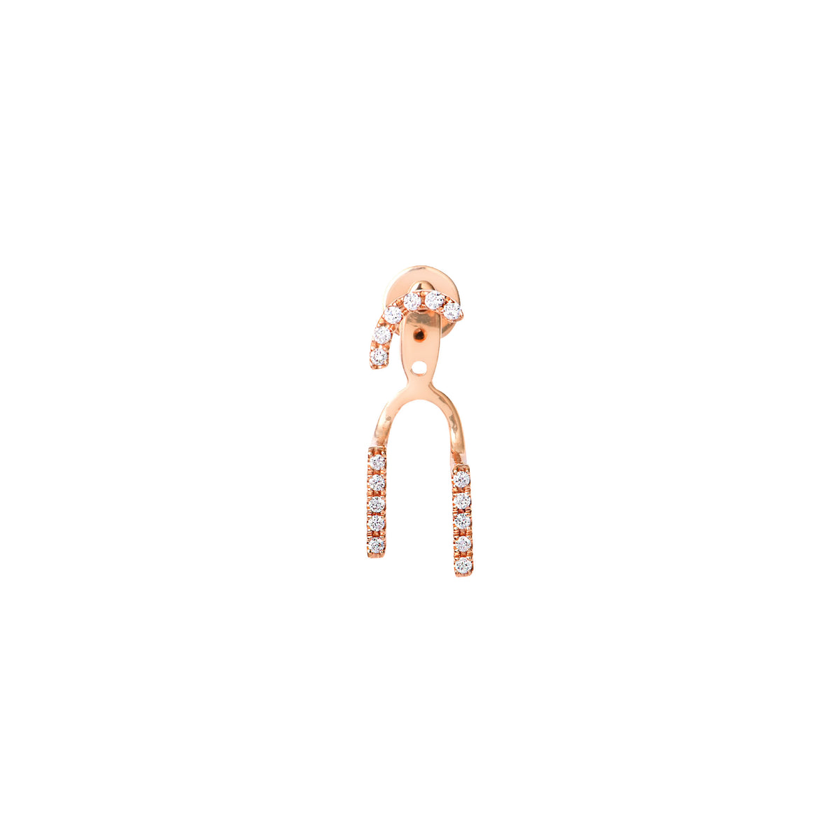 MONO BOUCLE D OREILLE  OR ROSE