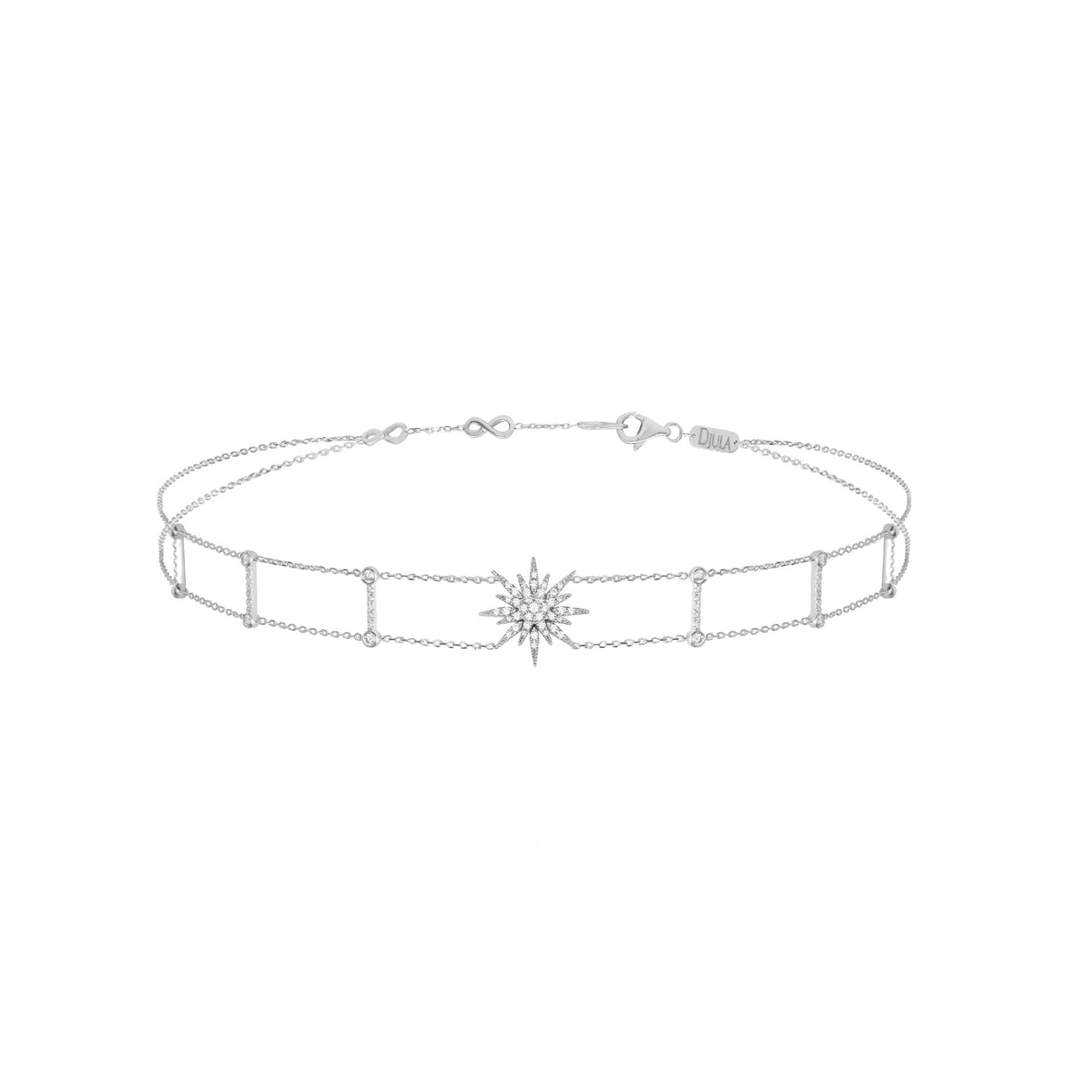 BOUCLES D OREILLES SOLEIL OR BLANC