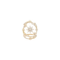 BAGUE CONSTELLATION OR JAUNE