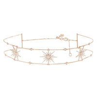 COLLIER SOLEIL OR ROSE