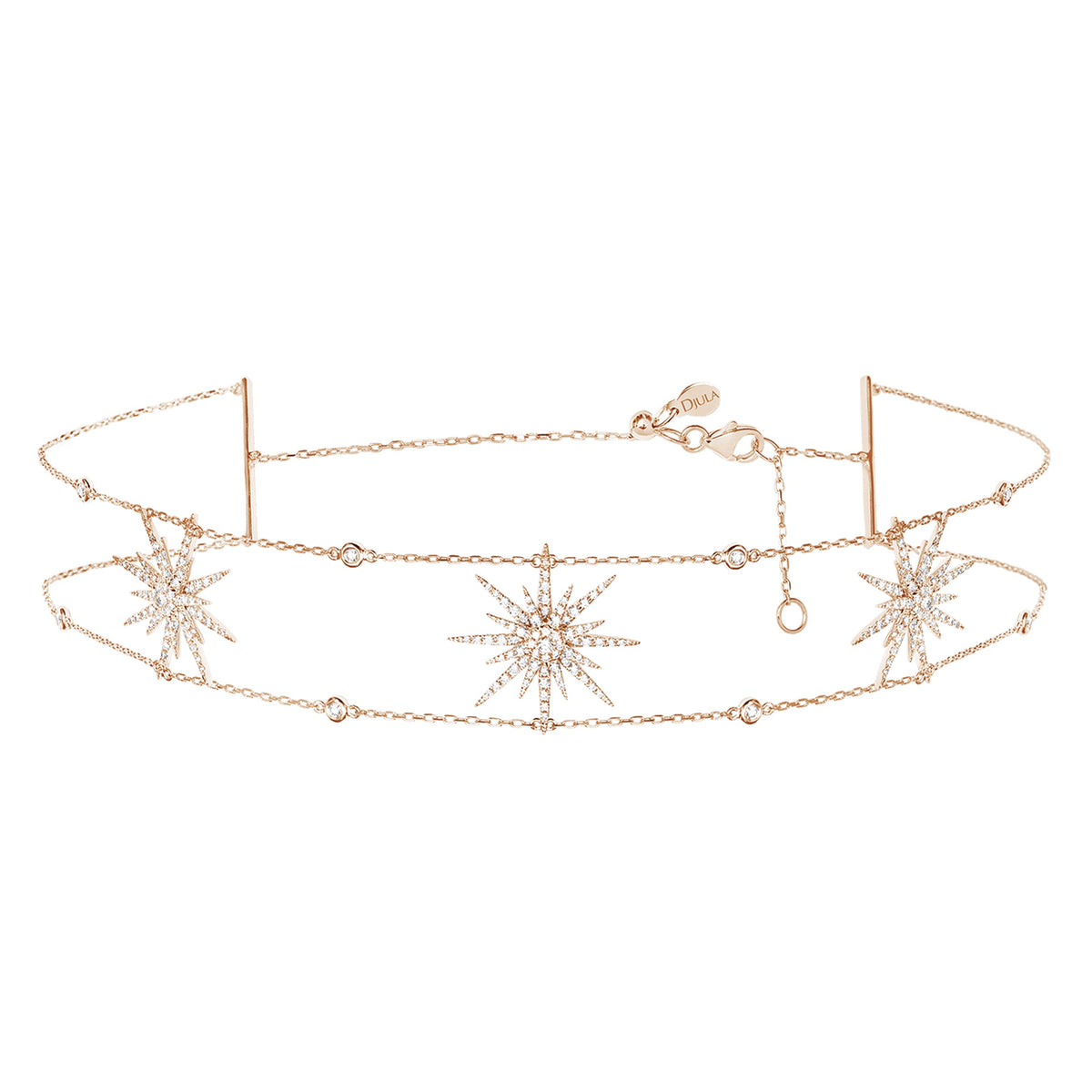 COLLIER SOLEIL OR ROSE