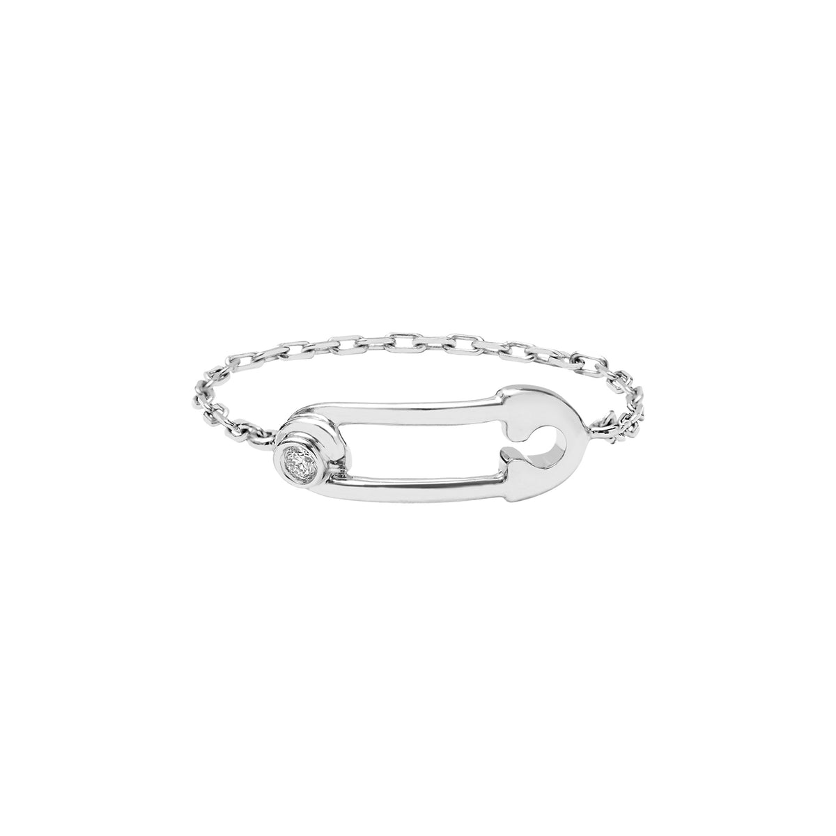 BAGUE MAGIC TOUCH OR BLANC MOTIF EPINGLE
