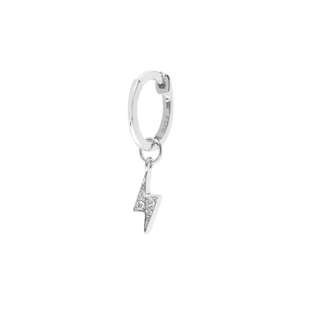 PrixTroca:125€_VentesTroca:0_QtyTroca:1_ST:0%_Mono boucle en Or blanc 18K sertie de diamants - Blanc