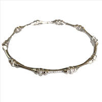 BRACELET  OR BLANC